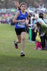 S. Sinha (Kent) on her way to winning the Under-13 Girls race, McCain Inter Counties Cross Country, Cofton Park, Birmingham.